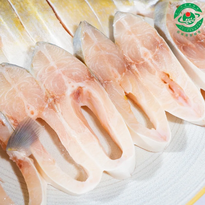 Accordion Cut Golden Pomfret